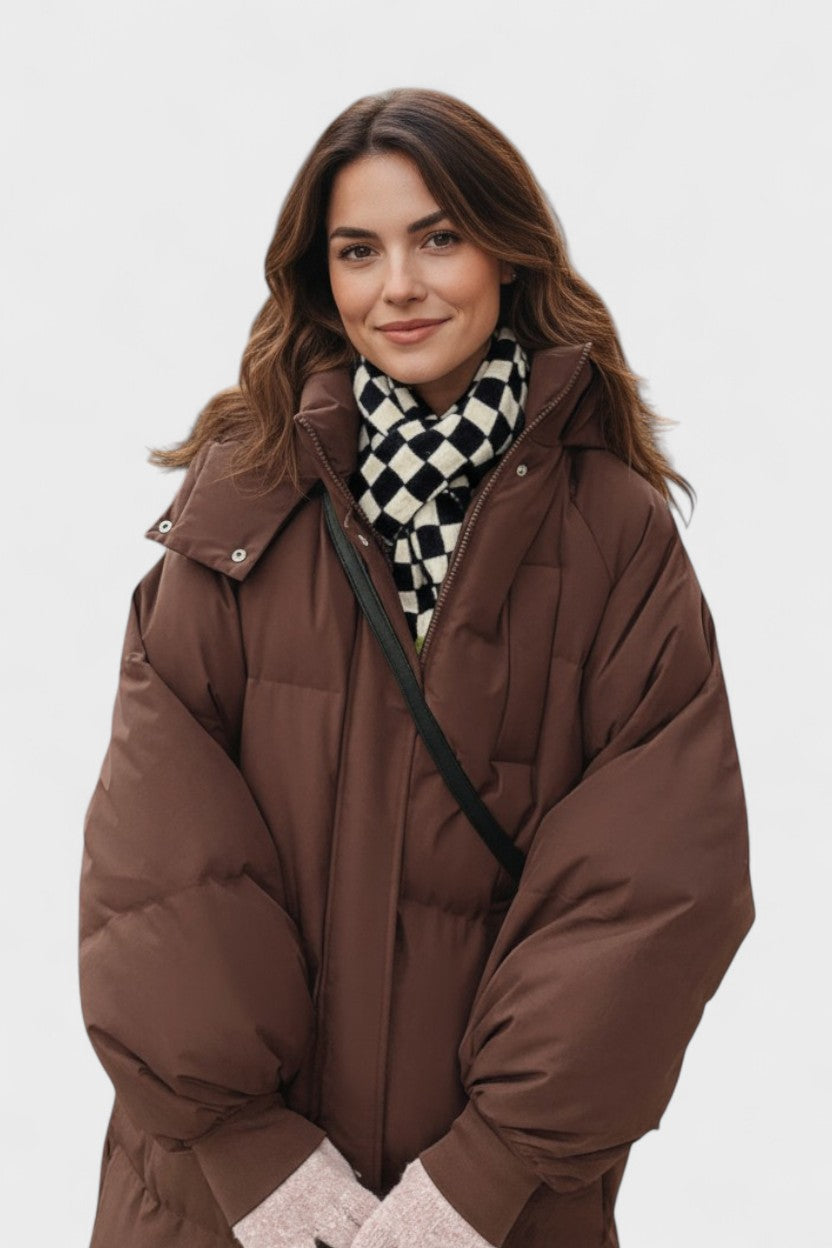 Gabriela™ | Pelsjakke med hætte