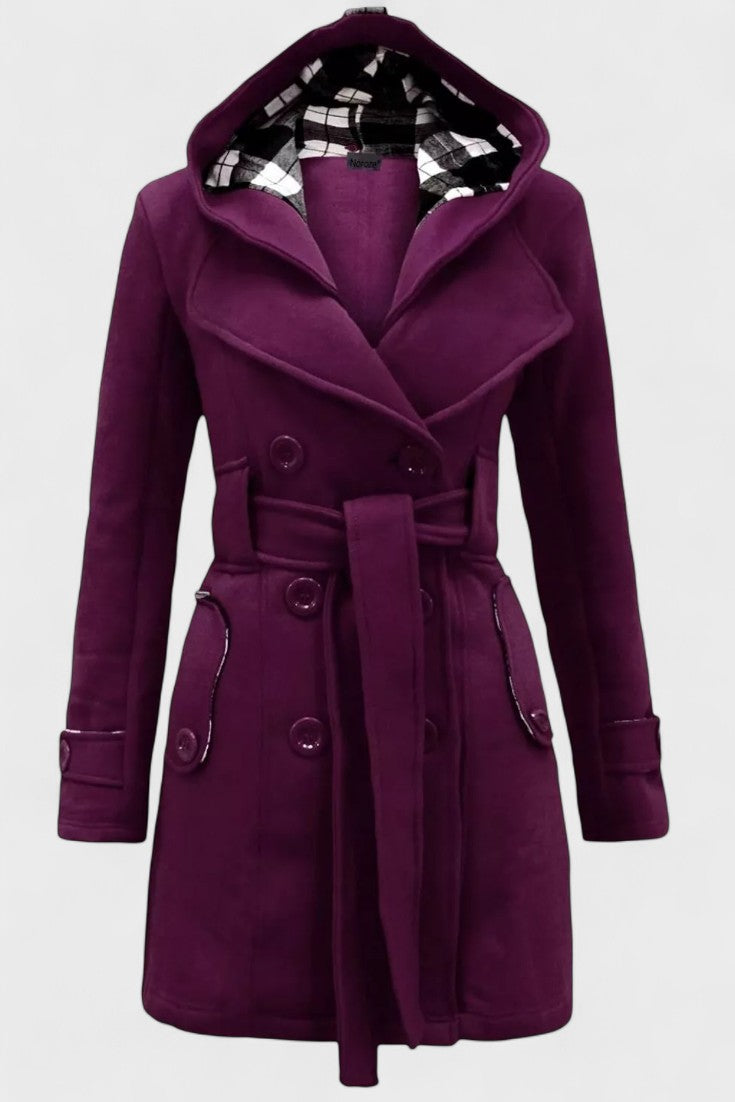 Leona™ | Elegant dobbeltradet frakke