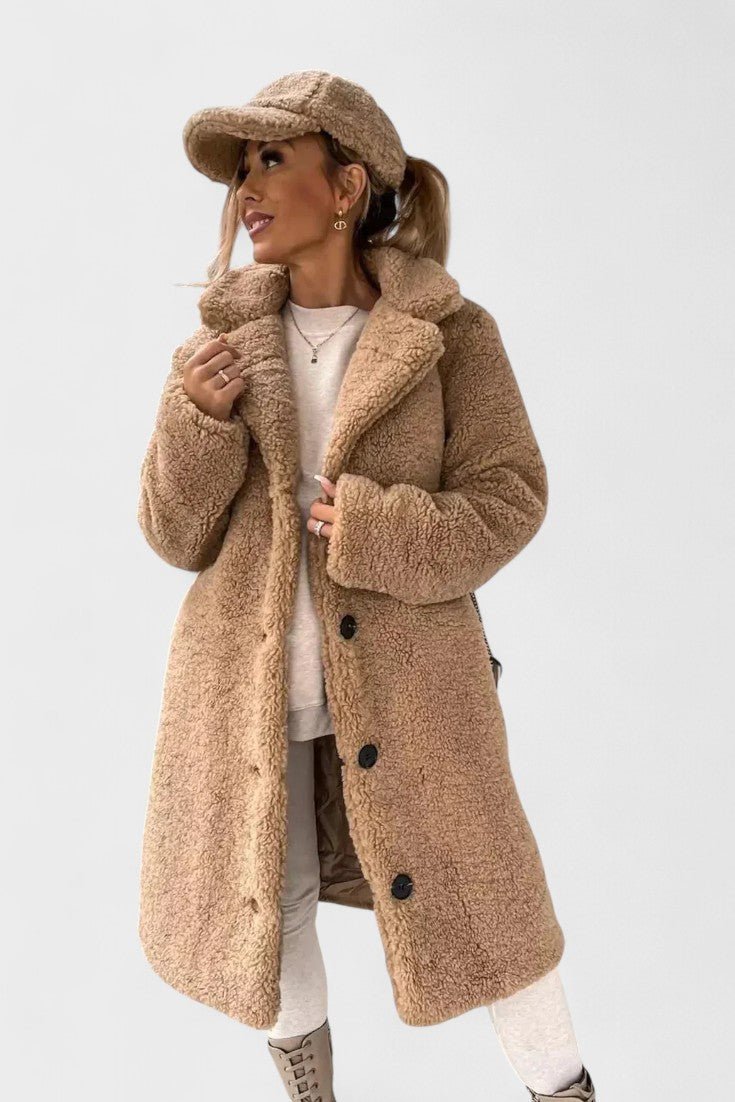Birgitte™ | Elegant teddyjakke i luksuriøst design